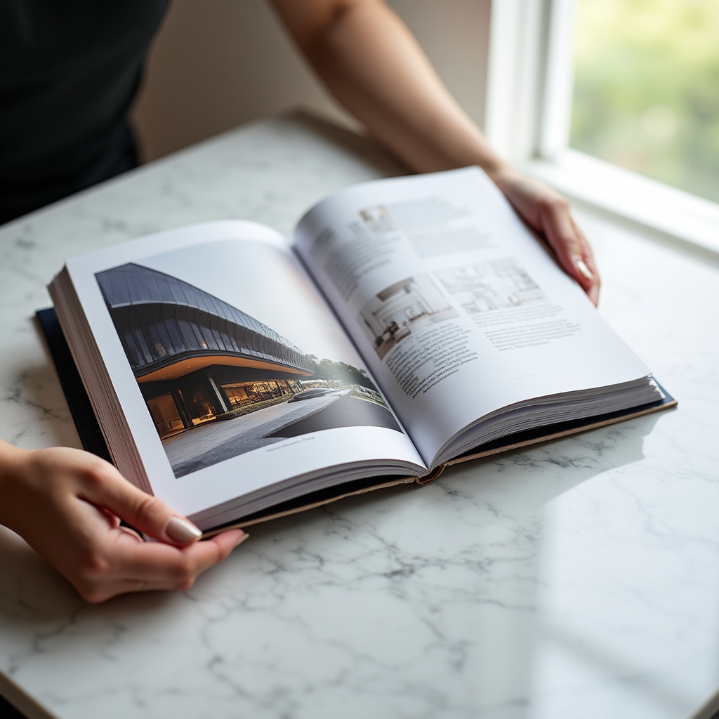 Premium printed brochure design for a luxury apartment project