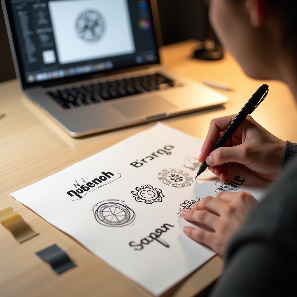 Logo and brand mark design for a real estate developer